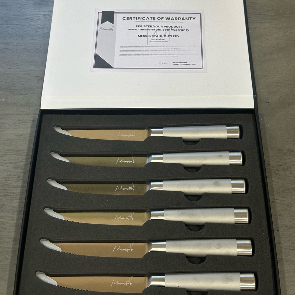 Messerstahl German Steel Steak Knife Set